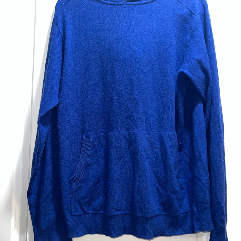 Theory Blue Crewneck Sweater 100% Cashmere